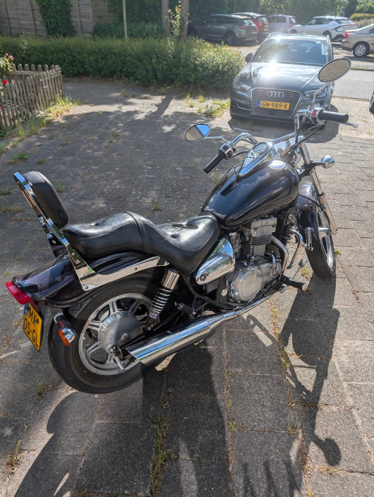 Kawasaki Vulcan EN500 uit 1996 - A2 geschikt (34kW), Chopper, Particulier, Minimaal motorrijbewijs A2, 12 t/m 35 kW