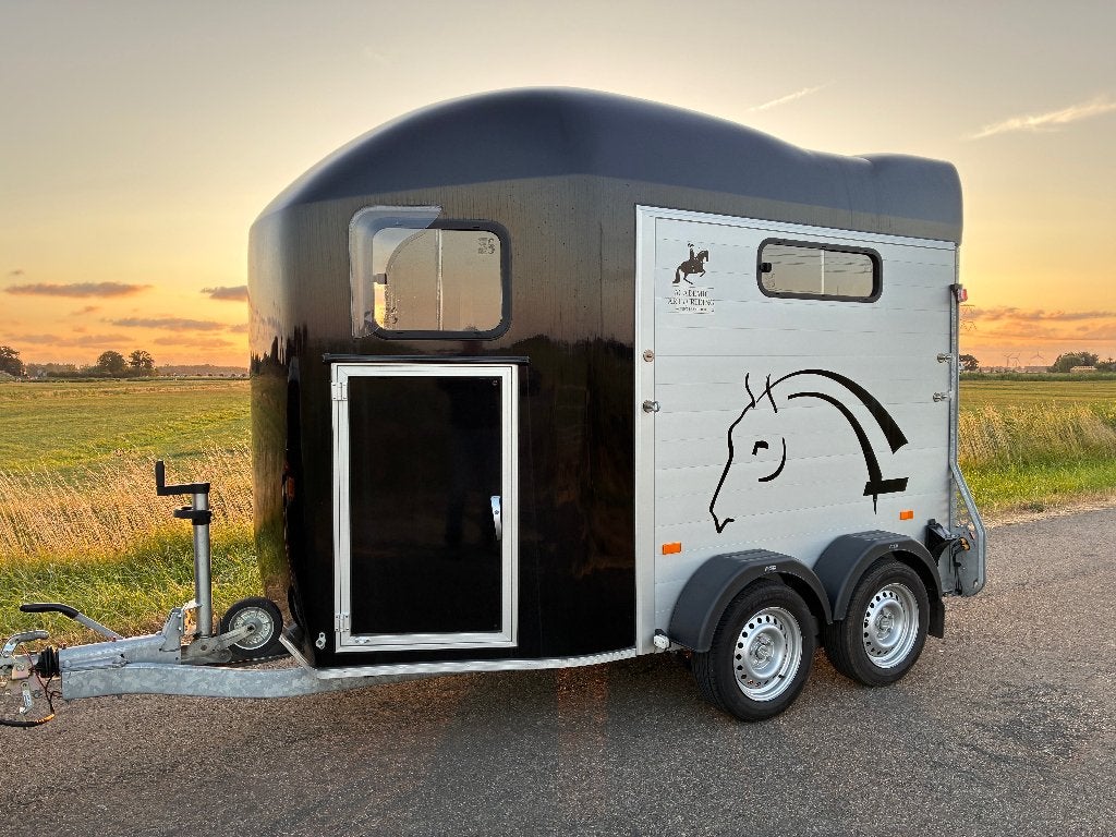 Zgan Cheval Liberte Gold 3 met zadelkamer (prijs is all in), Ophalen of Verzenden, Zo goed als nieuw, Aluminium, 2-paards trailer