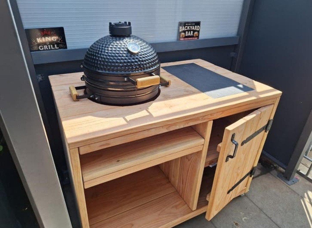 Douglas buitenkeuken Green Basterd Kamado kitchen brother, Ophalen of Verzenden