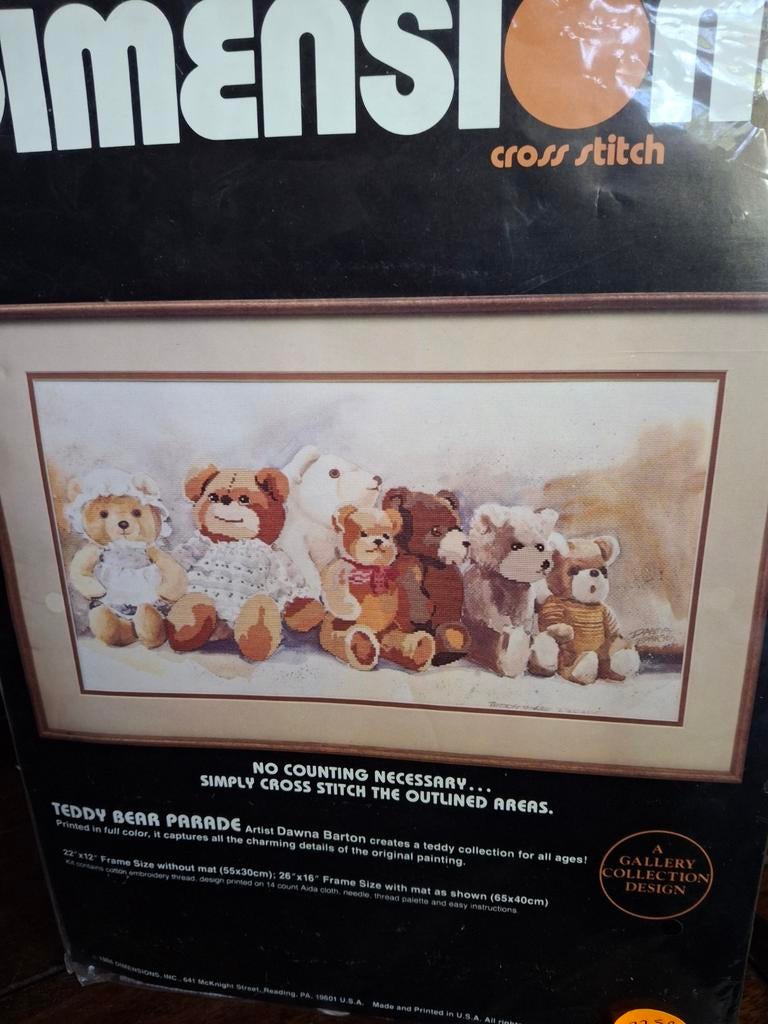 Teddy bear parade, Ophalen of Verzenden, Nieuw, Borduurpakket