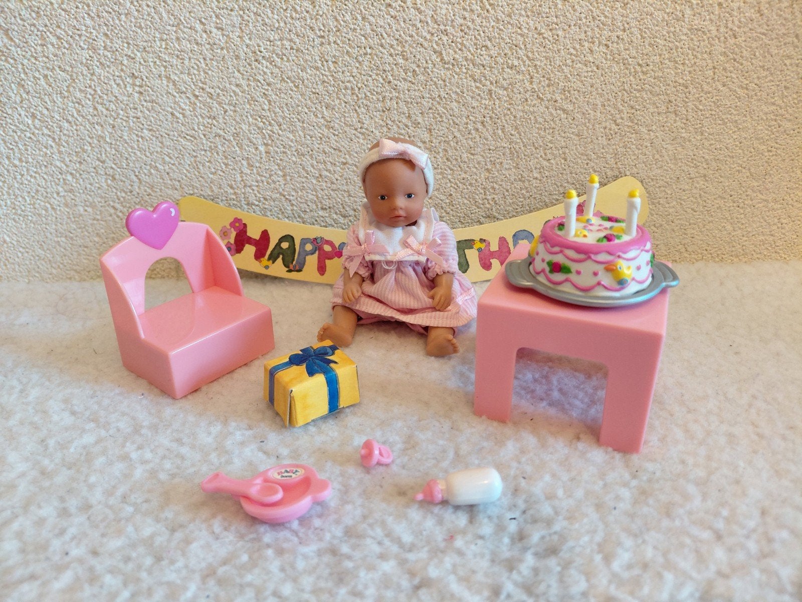 Baby Born Mini World = Baby Born is Jarig.🥳, Ophalen of Verzenden, Zo goed als nieuw, Babypop