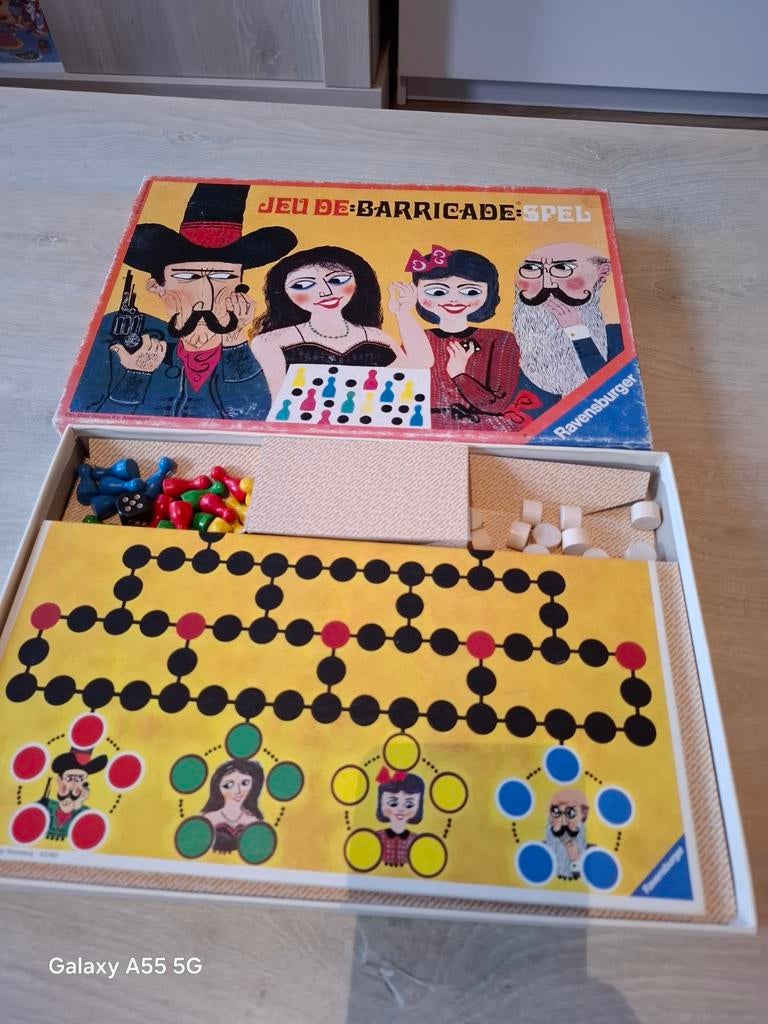 Vintage Barricade Spel van Ravensburger (Jeu de Barricade), Gebruikt, Info@ravensburger.com, Robert-Bosch-Straße 1, 88214 Ravensburg, Duitsland
