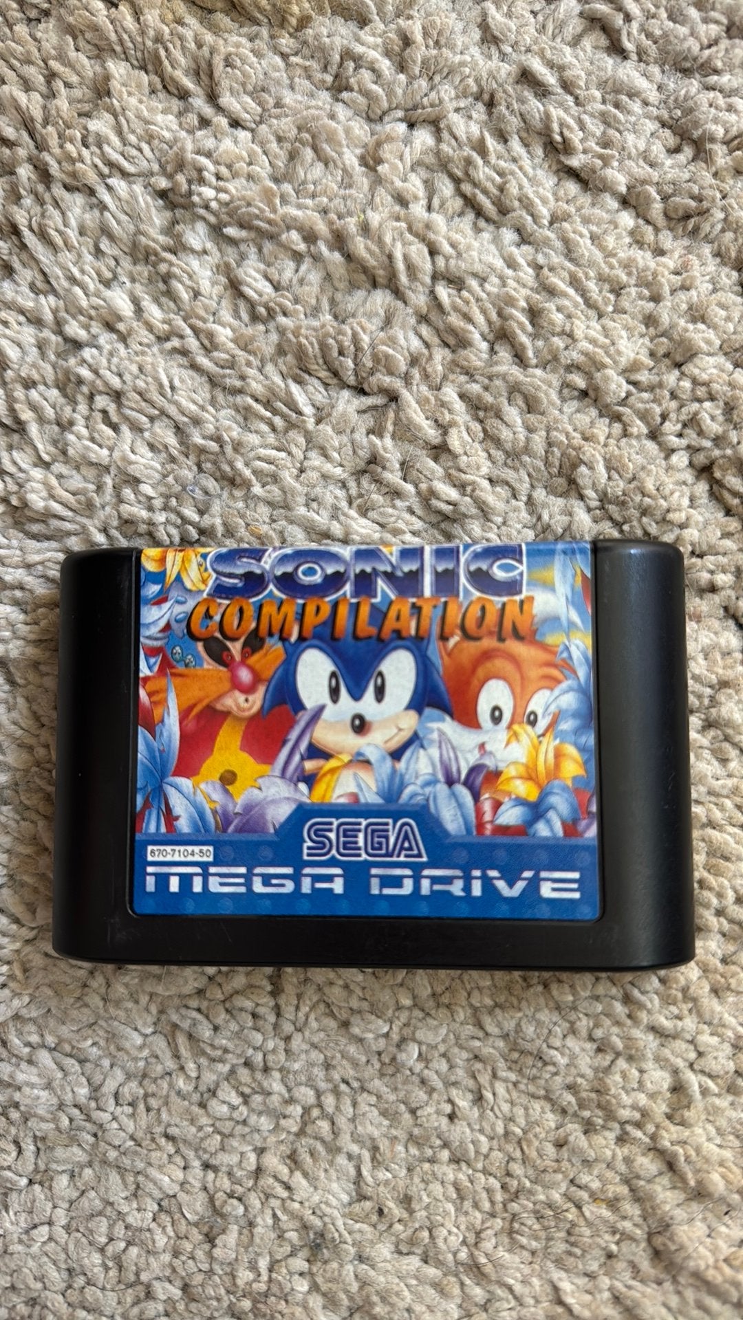 Sonic compilation sega mega drive, Spelcomputers en Games, Games | Sega, Avontuur en Actie, 1 speler, Ophalen of Verzenden, Zo goed als nieuw