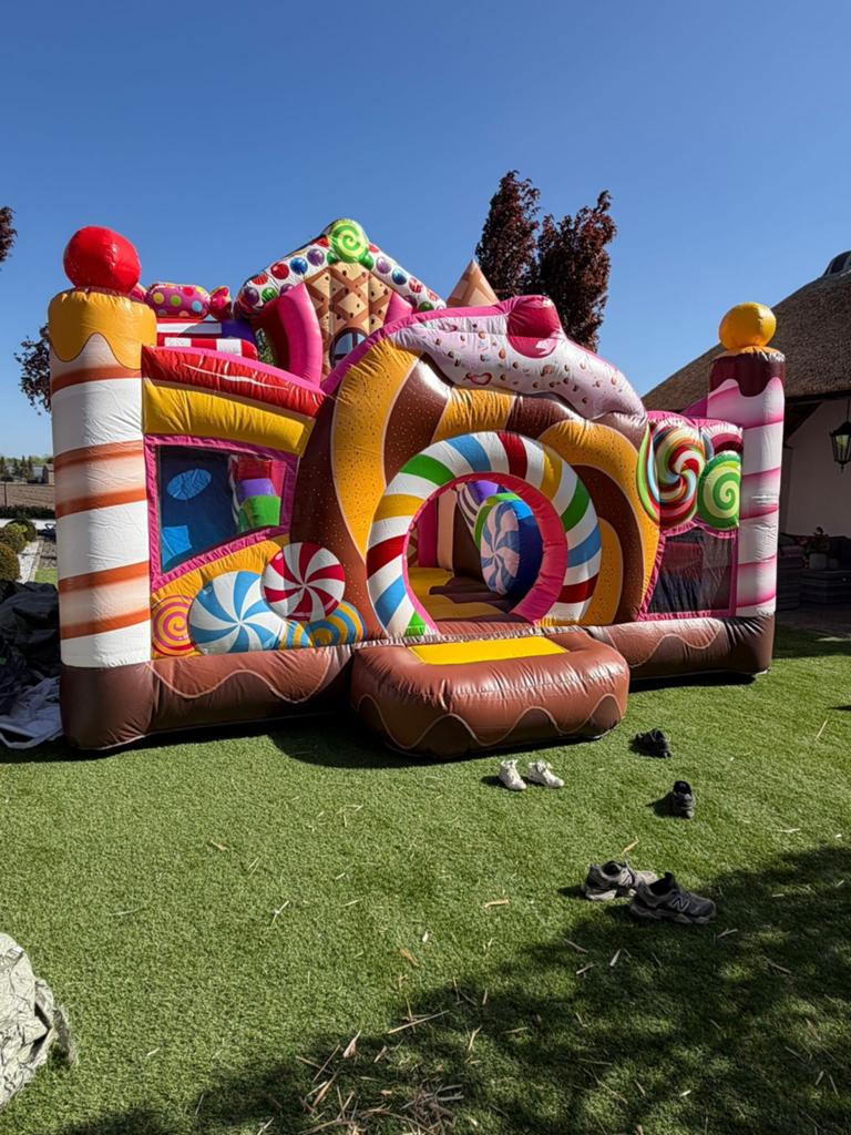 springkussen "candy" te huur, Tickets en Kaartjes, Eén persoon