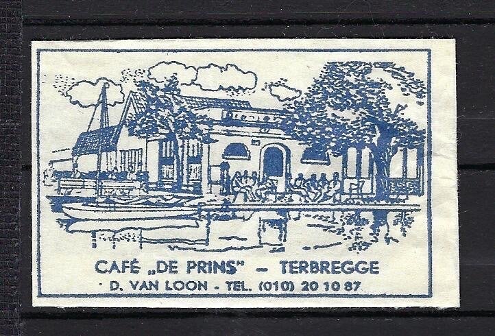 880 Terbregge cafe DE PRINS, Ophalen of Verzenden, Nederland