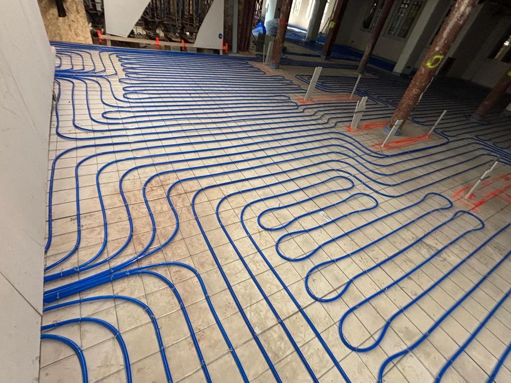 Vloerverwarming compleet incl. egaliseren & dekvloer, Garantie, Verbouw of Aanbouw