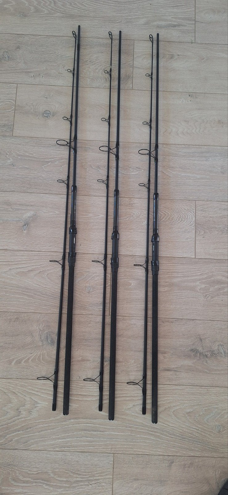 Sonik XTRACTOR Karperhengels 10ft 3.25lb met foudralen, Ophalen of Verzenden, Zo goed als nieuw, Werphengel