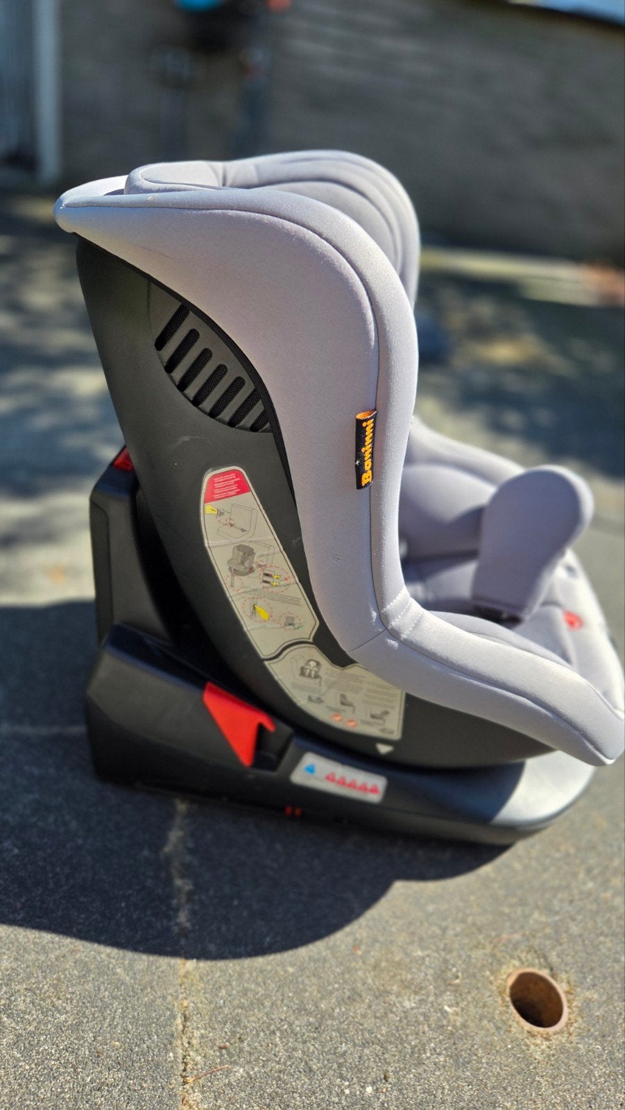 Bambini autostoel 0-18 kg met Isofix en slaapstand, Ophalen