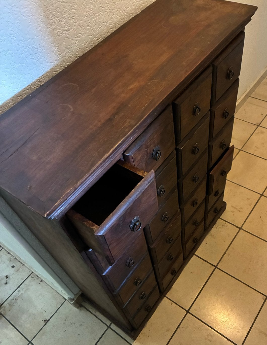 Apothekerskast met 24 Laden - Vintage Hout, Ophalen