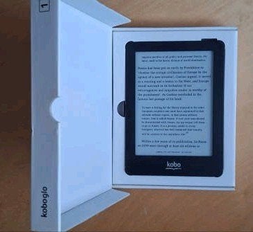 Uitstekende Kobo Glo e-reader met cover, Gebruikt, Kobo, Ophalen of Verzenden, 4 GB of minder