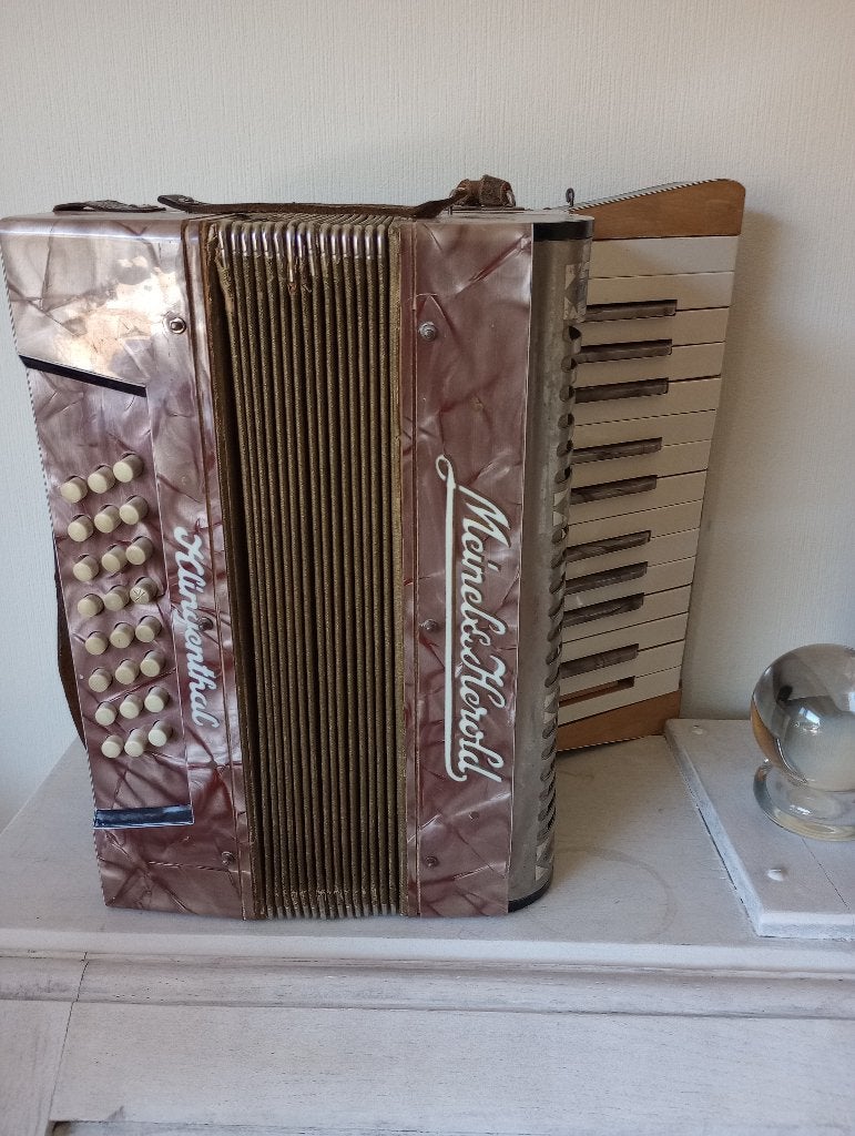 Meinel en Herold accordion, Muziek en Instrumenten, Ophalen, Gebruikt, Overige merken