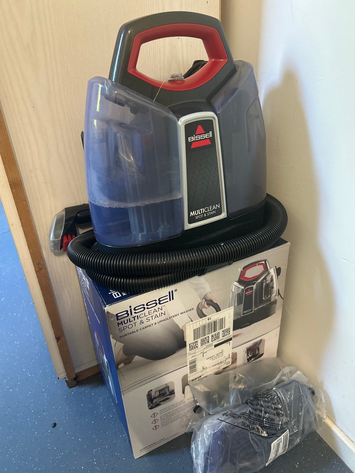 Bissell MultiClean Spot & Stain draagbare tapijt- en bekledi, Witgoed en Apparatuur, Ophalen, Overige merken, Zo goed als nieuw