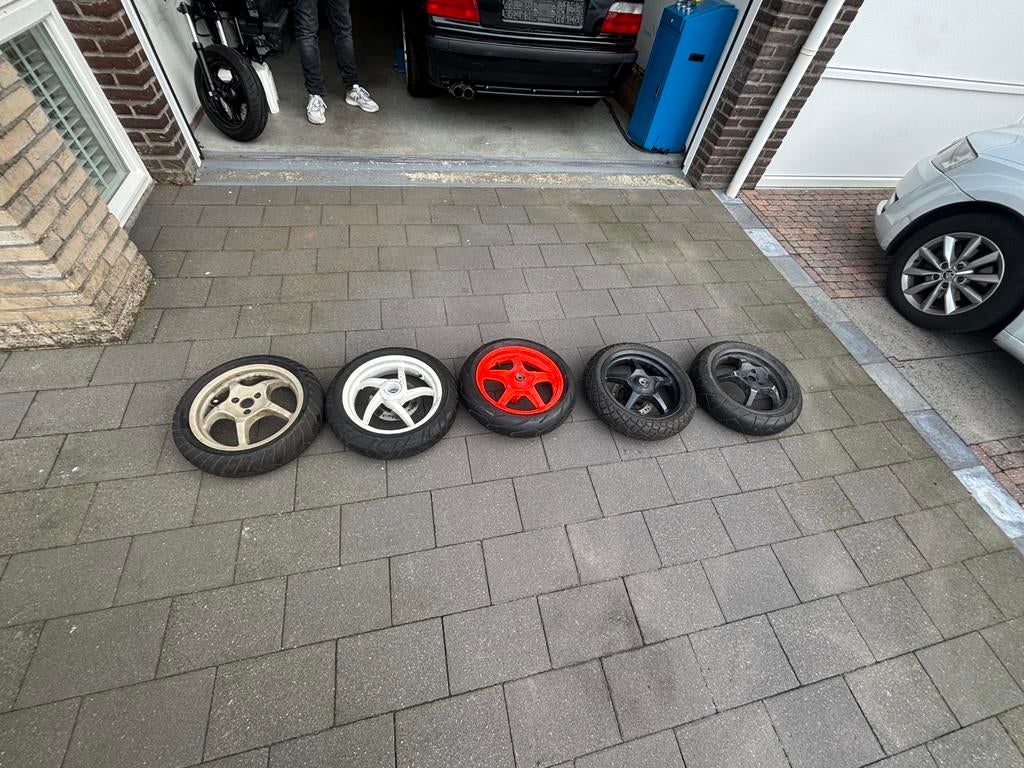 Yamaha aerox velgen met banden, Ophalen of Verzenden, Overige typen, Yamaha