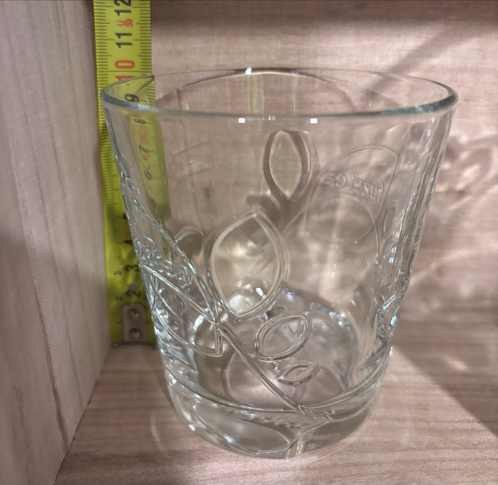 7 Grote Fuzetea glazen, wit glas, Ophalen of Verzenden, Zo goed als nieuw, Wit, Overige merken