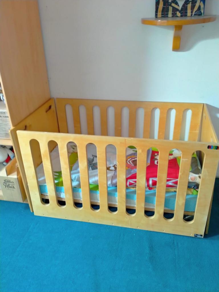 Houten Ledikant voor Baby/Peuter, Ophalen, Gebruikt, Ledikant