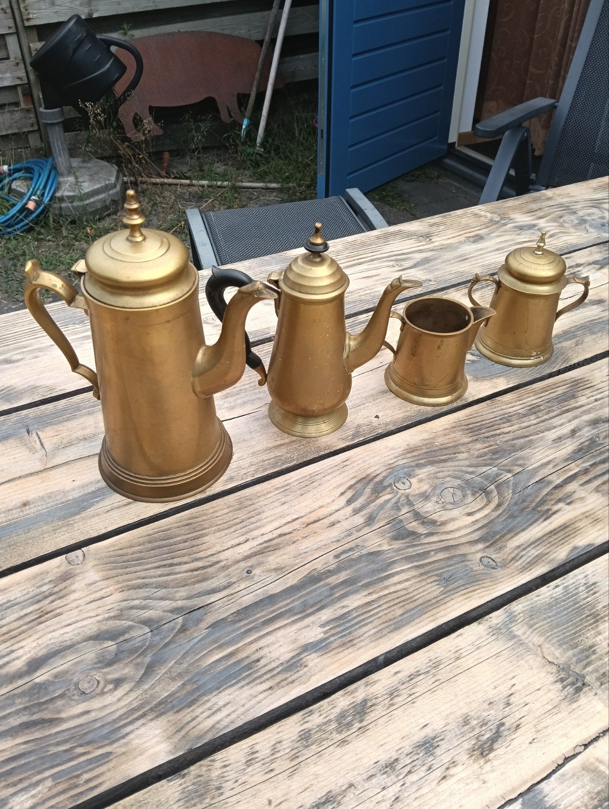 zilveren koffie/thee servies, Ophalen of Verzenden