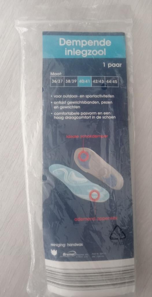 Nieuwe dempende inlegzolen maat 40 / 41, Ophalen of Verzenden, Nieuw, Overige typen