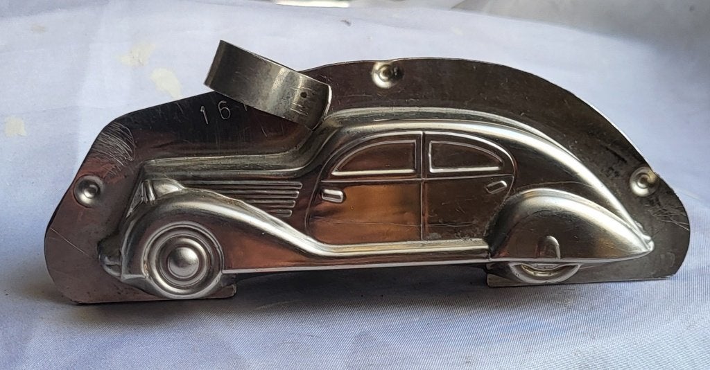 Oude chocoladevorm: Oldtimer,  Ford V8 Flathead DELUXE 2, Ophalen of Verzenden