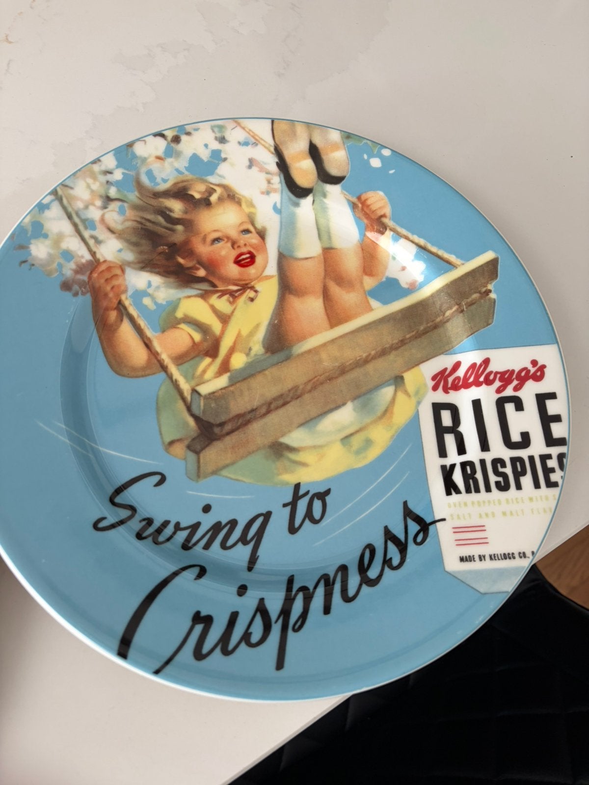 Kellogg’s vintage borden 3x, Ophalen of Verzenden, Zo goed als nieuw, Overige materialen, Bord of Schaal