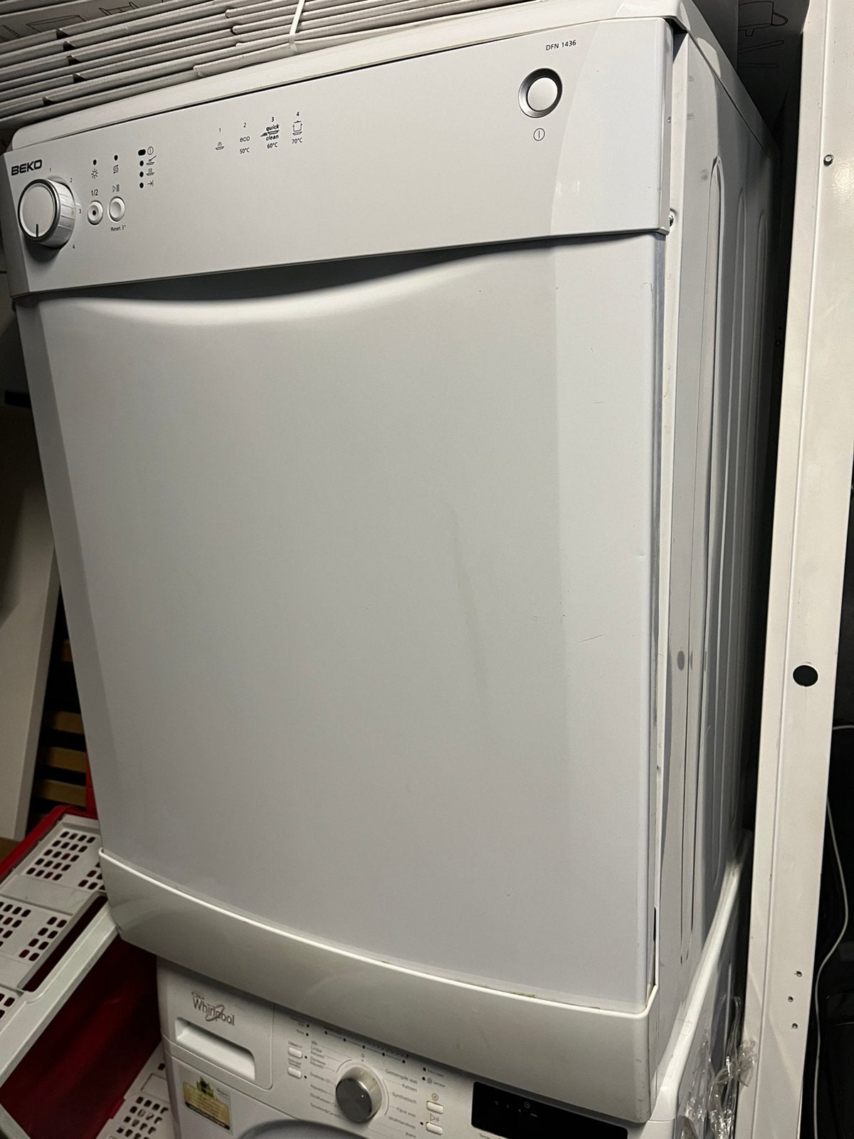 Te koop goede, Beko vaatwasser, Witgoed en Apparatuur, Ophalen, Gebruikt, Minder dan 10 liter, Kort programma