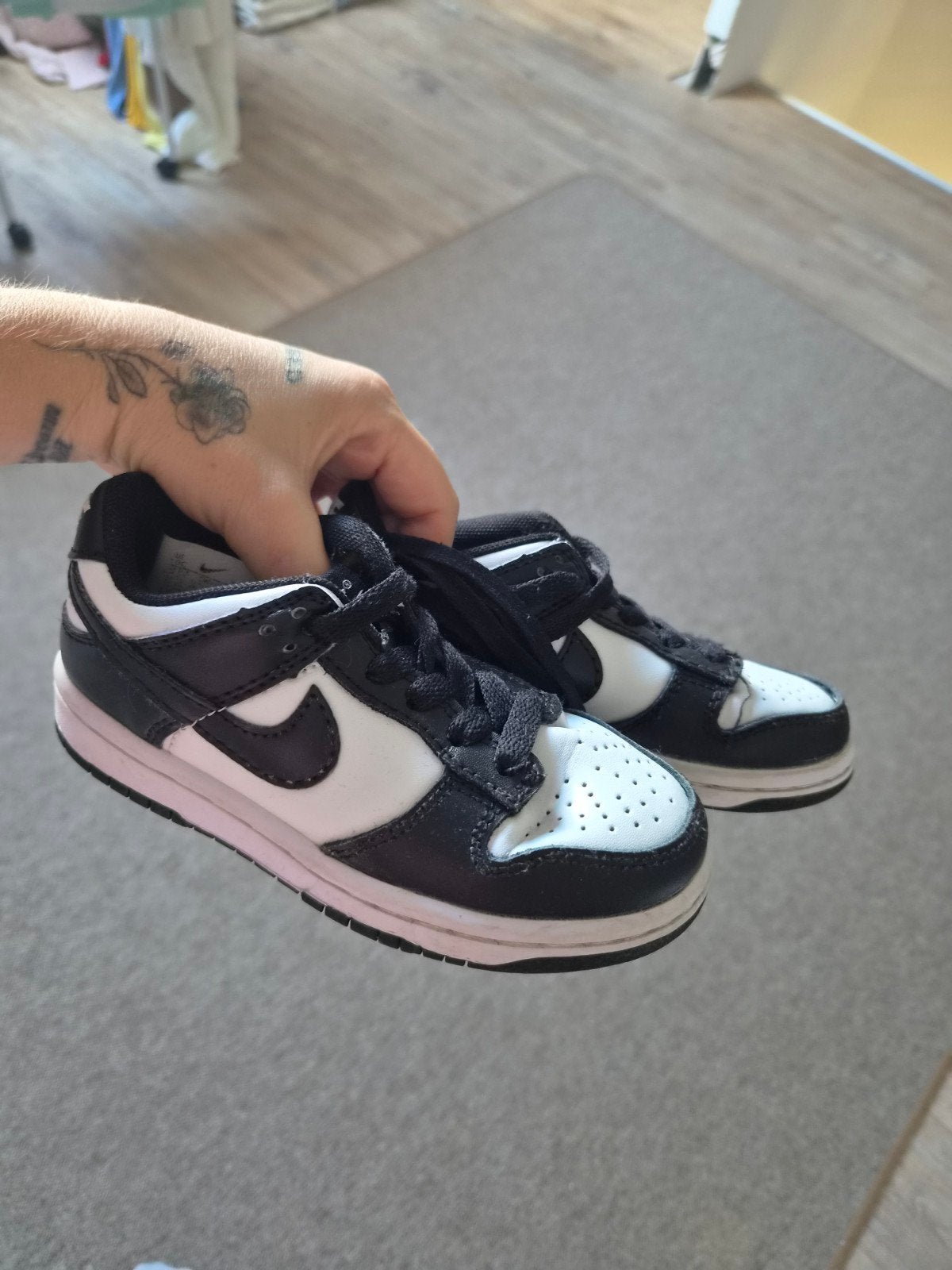 Nike Dunk Low Panda sneakers - maat 27, Gebruikt, Jongen of Meisje, Schoenen, Ophalen of Verzenden