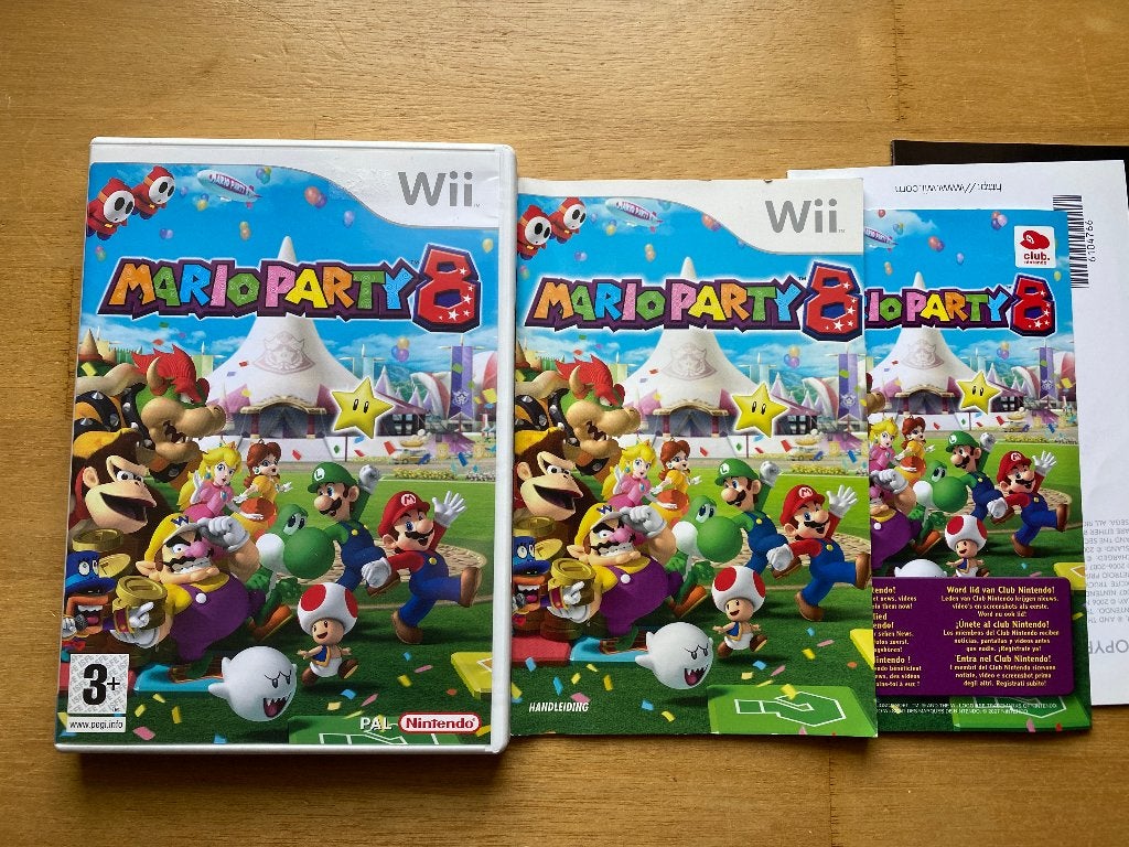mario party 8 wii, Spelcomputers en Games, Games | Nintendo Wii, Ophalen of Verzenden, Zo goed als nieuw, Sport, 3 spelers of meer