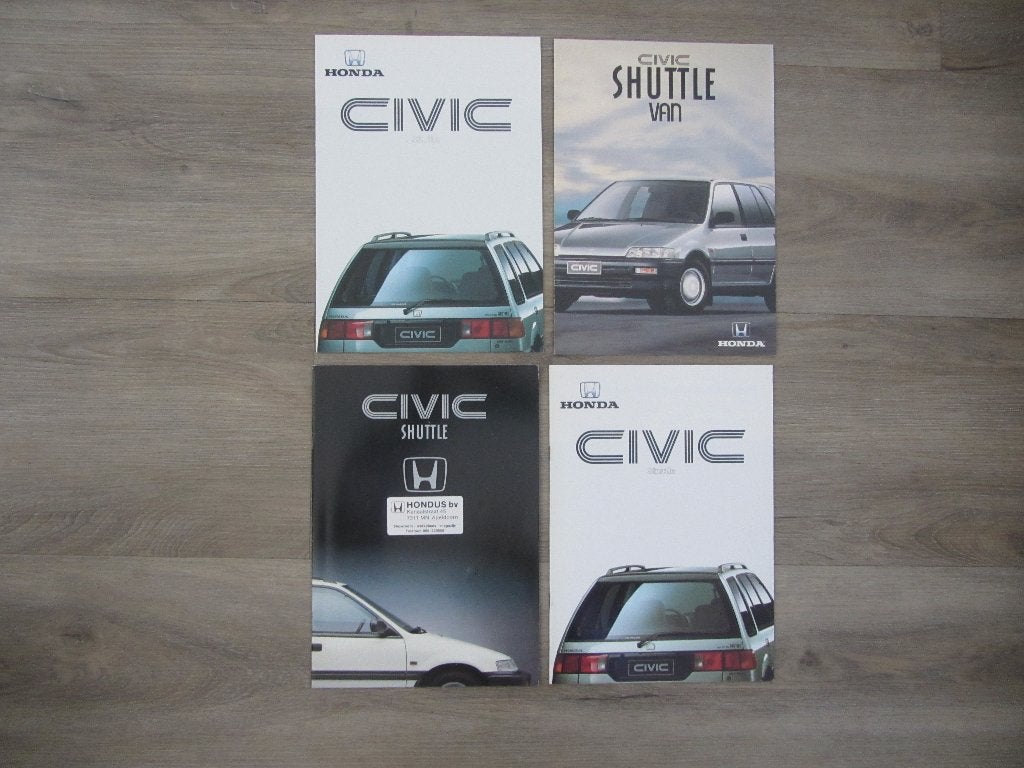 Honda Civic Shuttle Folders, Ophalen of Verzenden, Zo goed als nieuw, Honda, Honda