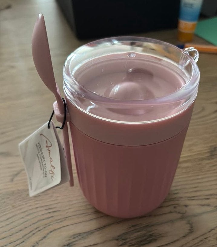 NIEUW! Yoghurtbeker roze, Ophalen of Verzenden, Zo goed als nieuw