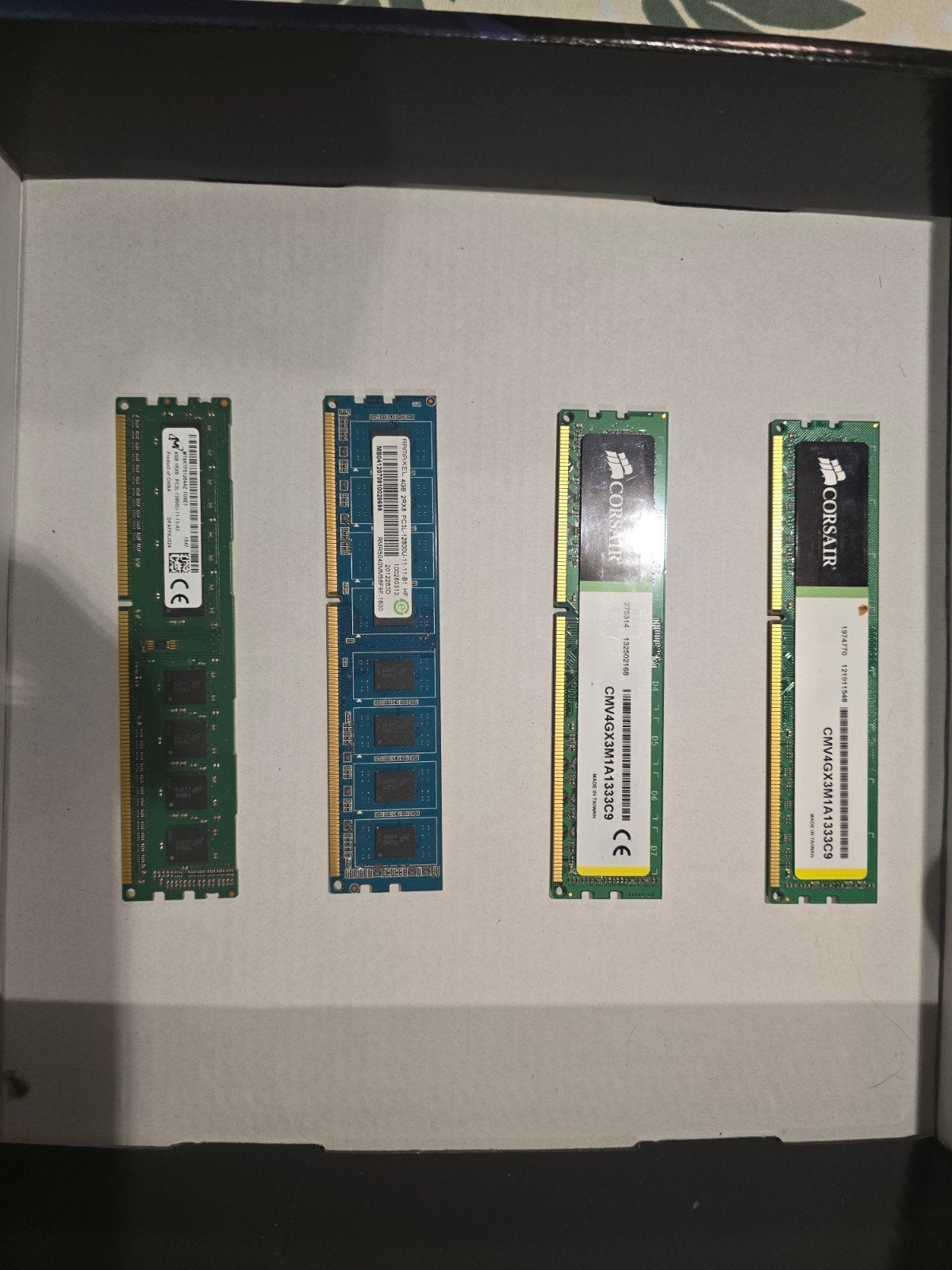 16gb ddr3 ram 4x4, Computers en Software, Gebruikt, DDR3, Ophalen of Verzenden, Desktop