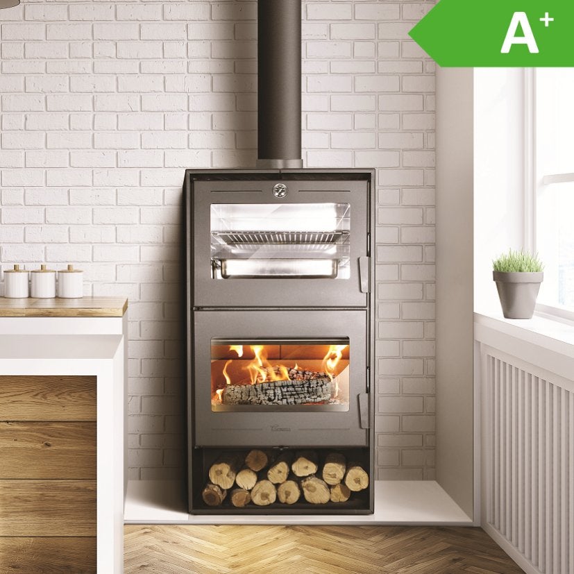 Houtkachel met Oven Altea, Overige merken, Oven, 60 cm of meer, Info@dekachelerij.nl