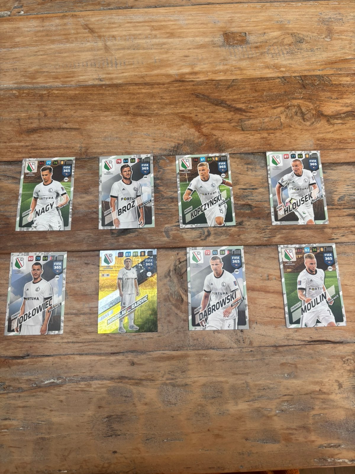 Legia Warschau FIFA 365 Voetbalplaatjes - Diverse Spelers, Ophalen of Verzenden, Zo goed als nieuw
