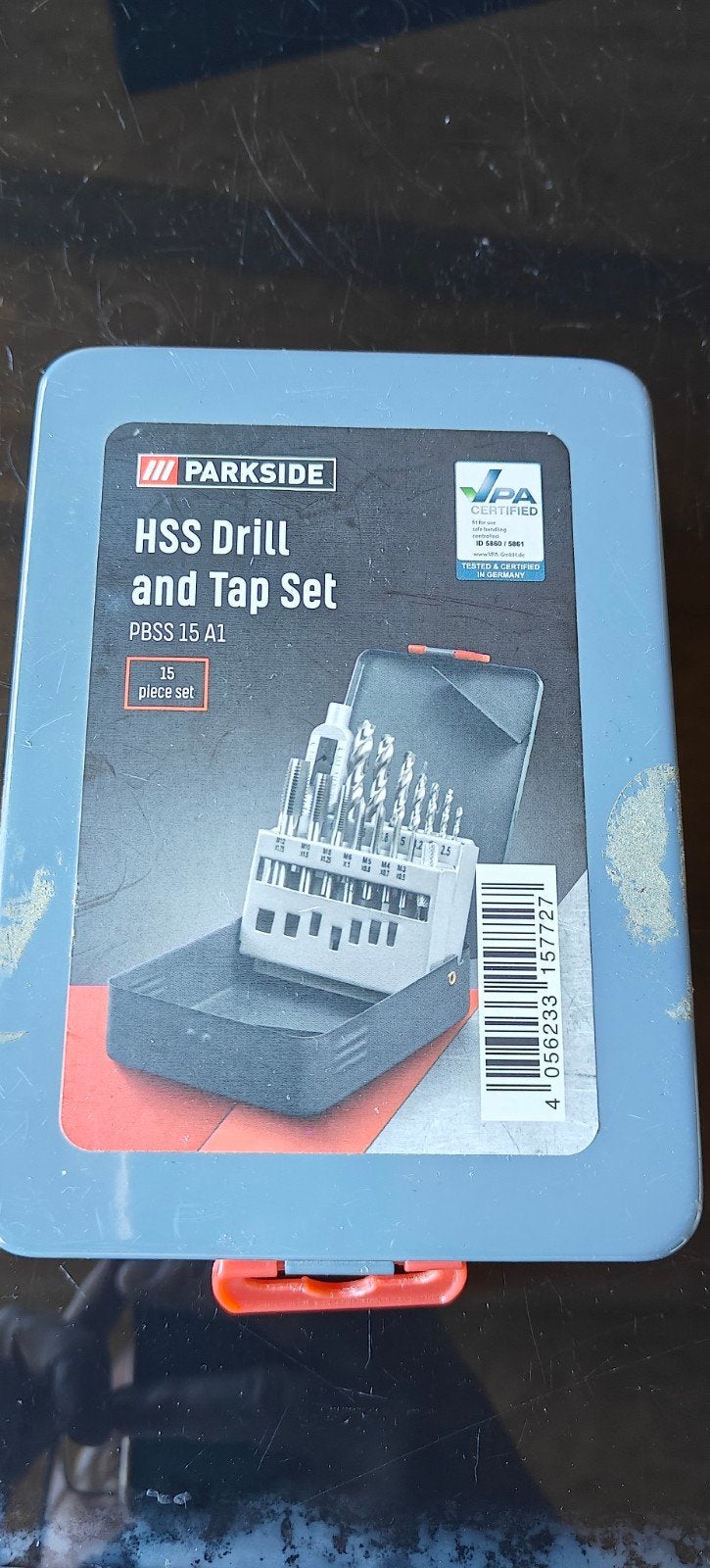 Parkside HSS Boor- en Tapset PBSS 15 A1 - 15-delig, Ophalen of Verzenden, Gebruikt, Overige typen
