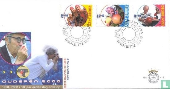 FDC E416 Zomerzegels 2000 NL onbeschreven, Ophalen of Verzenden