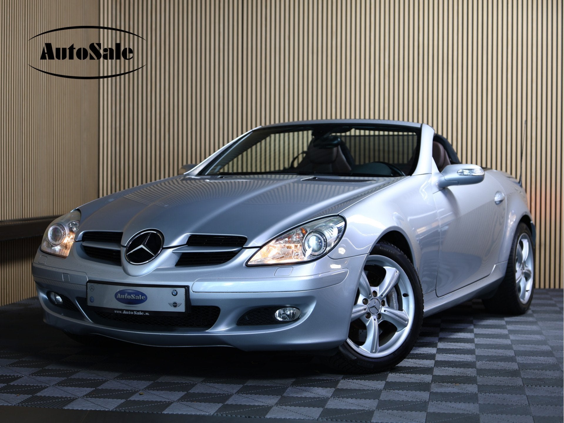 Mercedes-Benz SLK 350 106.000 km ! Sportleder Topstaat !, Auto's, Achterwielaandrijving, Gebruikt, Cabriolet, 2 stoelen