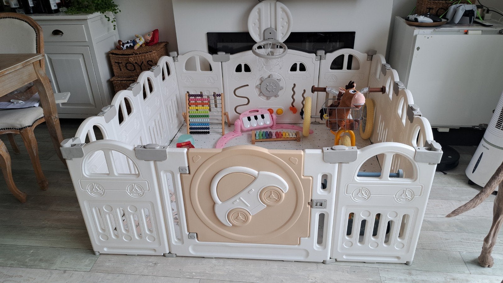 Baby box / speelpark - Amerikaans model, Ophalen, Zo goed als nieuw, Overige vormen
