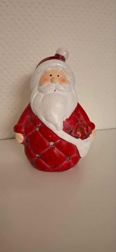Kerstman waxinelichthouder, Diversen, Kerst, Ophalen of Verzenden, Zo goed als nieuw
