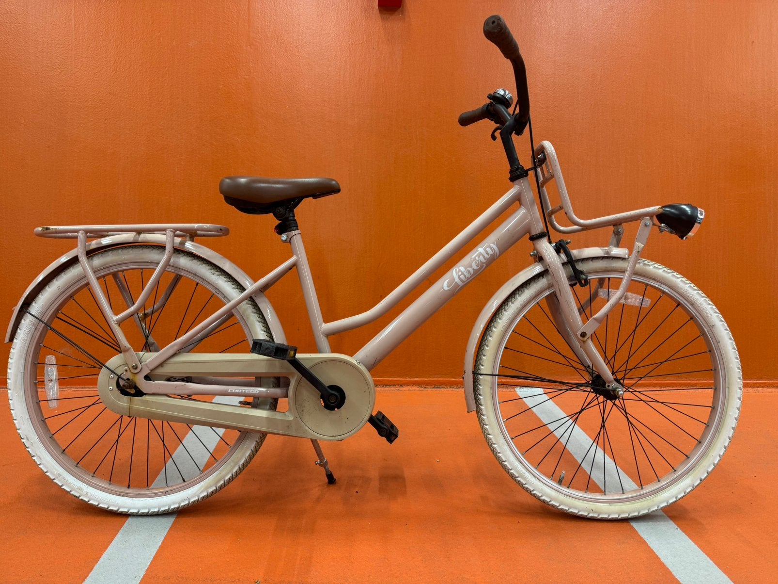 Cortego Liberty Meisjes / Kinder Transportfiets 24 inch 40cm, Ophalen, Zo goed als nieuw, 26 inch of meer, Handrem
