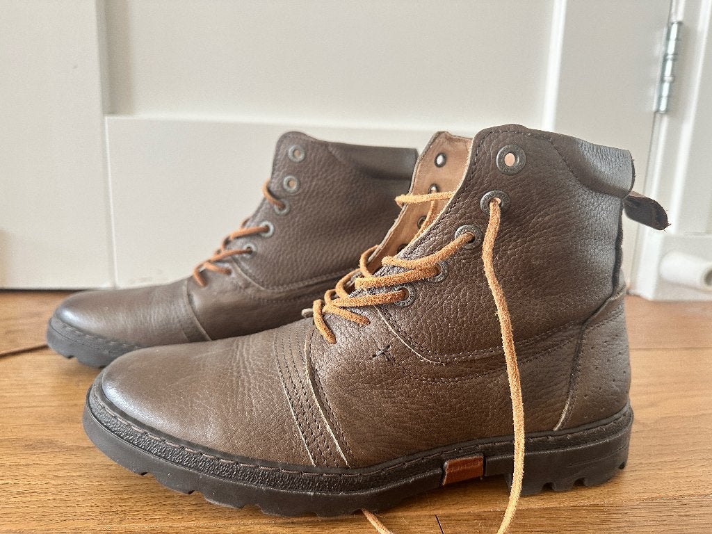 Rehab herenschoen leer maat 40, Kleding | Heren, Bruin, Overige typen, Ophalen of Verzenden, Zo goed als nieuw
