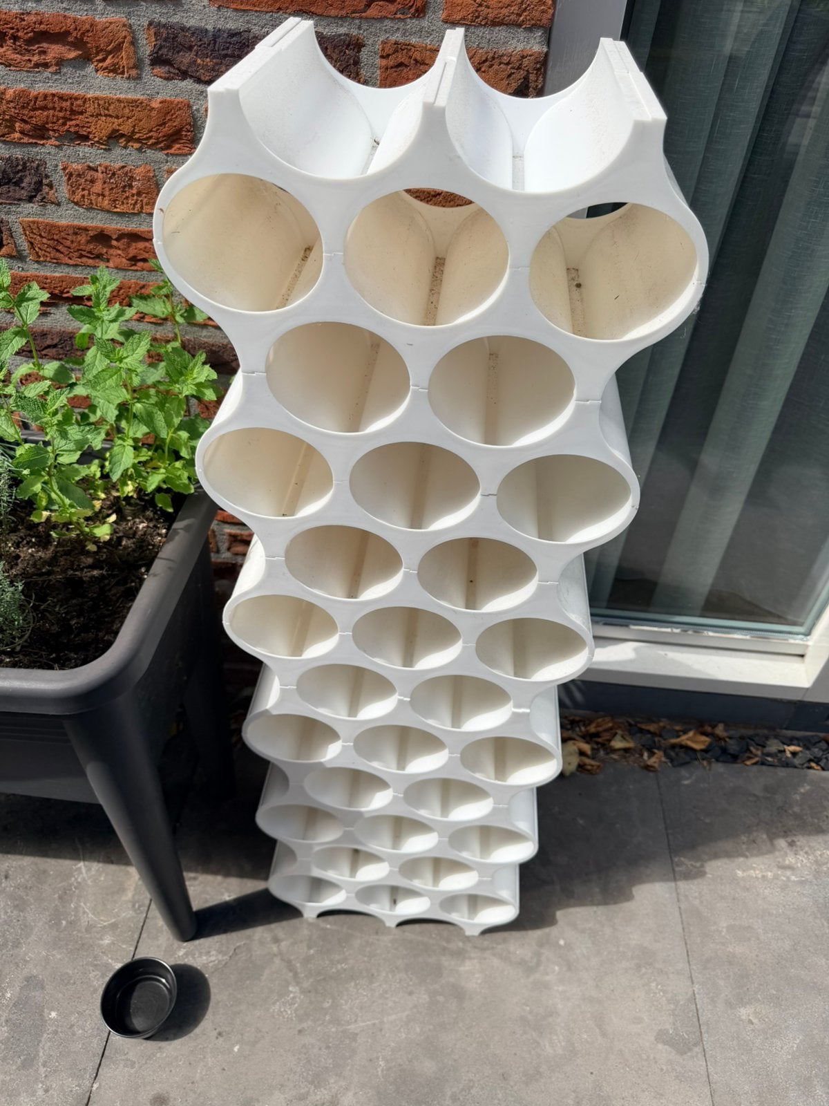 Koziol modulair wijnrek - design kunststof, Ophalen, Zo goed als nieuw