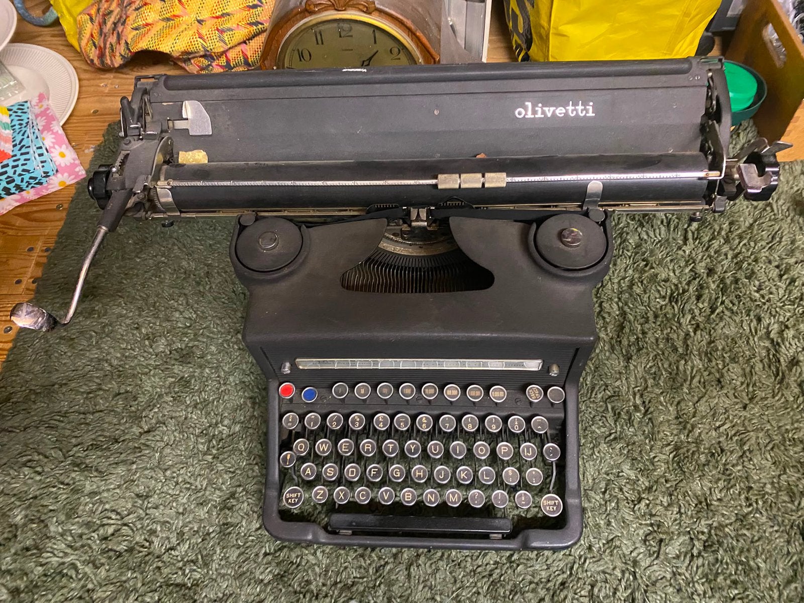 Typmachine Olivetti, Diversen, Typemachines, Ophalen, Gebruikt