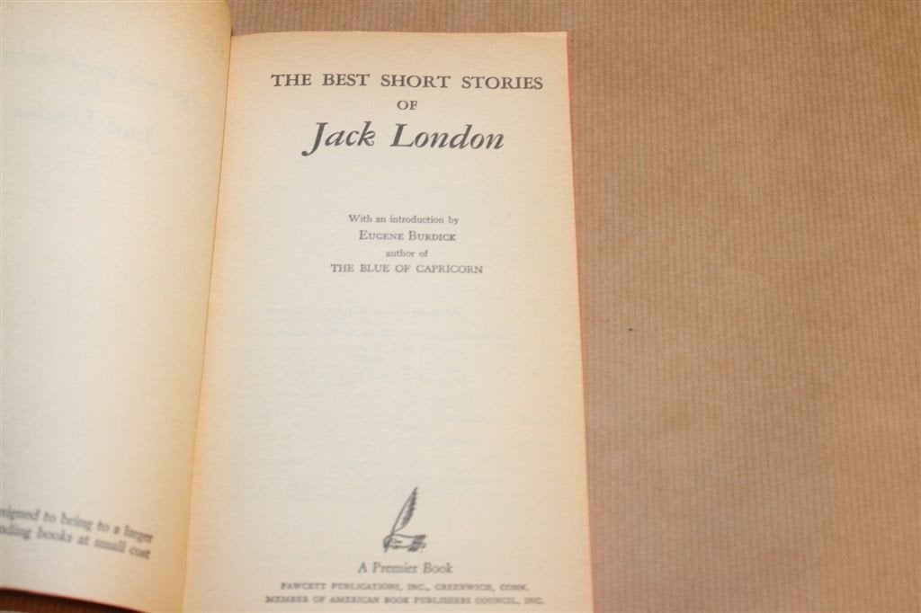 Beste Korte Verhalen — Jack London [EN] [1962], Boeken, Ophalen of Verzenden, Gelezen