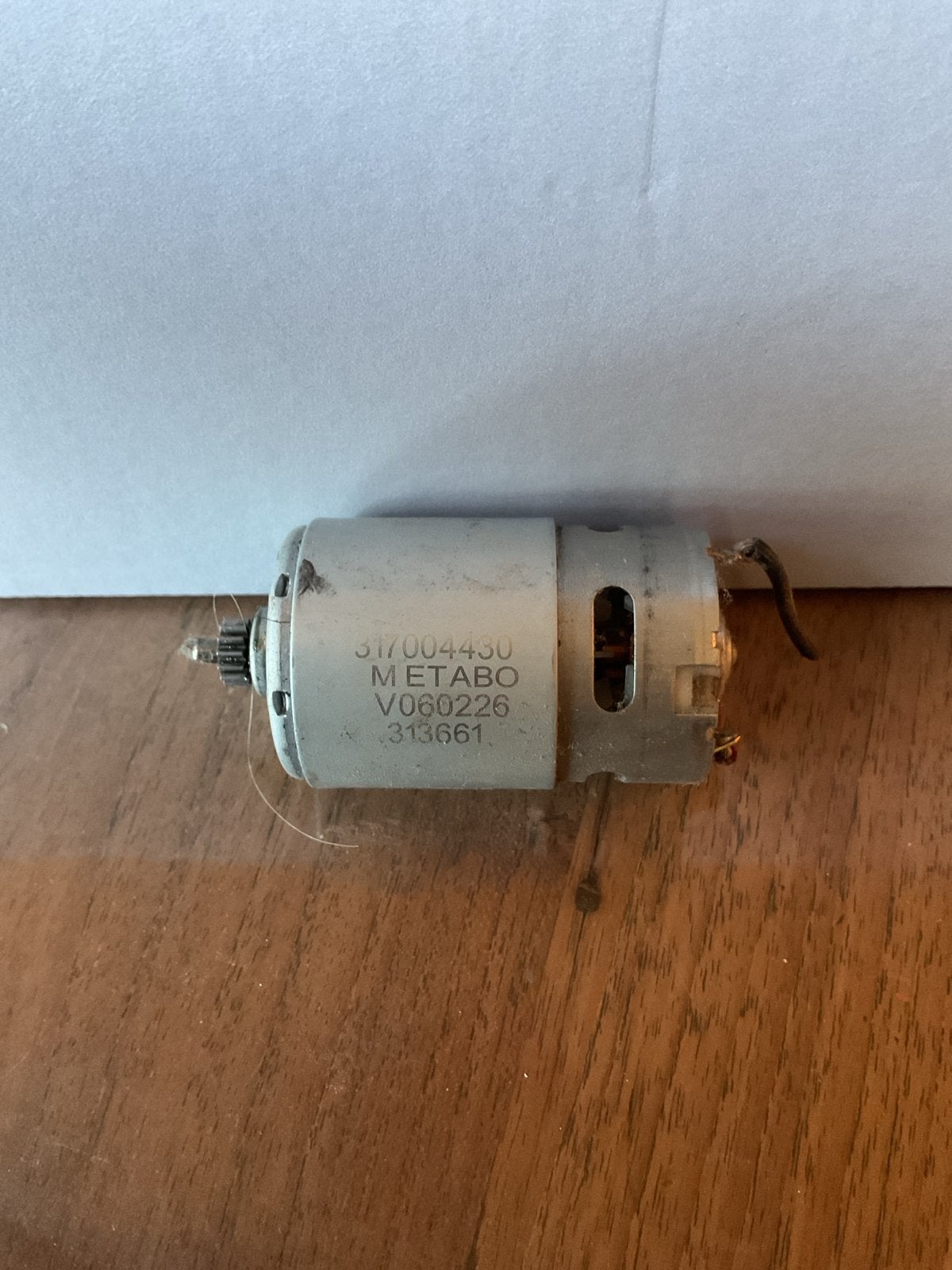 Metabo Elektromotor V060226 - gemonteerd geweest, Ophalen of Verzenden, Gebruikt, Elektromotor