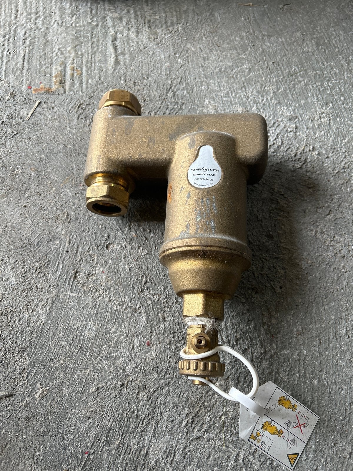 Spirotech SpiroTrap vuilafscheider, Ophalen of Verzenden, Gebruikt, Koper, Overige typen