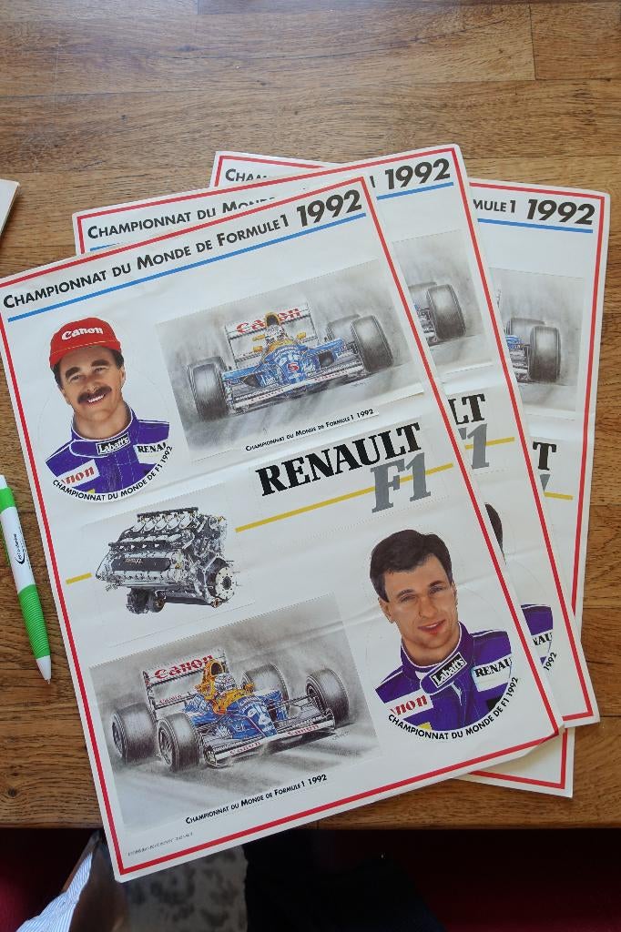 sticker Williams Renault Formule 1 1992, Verzamelen, Ophalen of Verzenden, Zo goed als nieuw, Formule 1