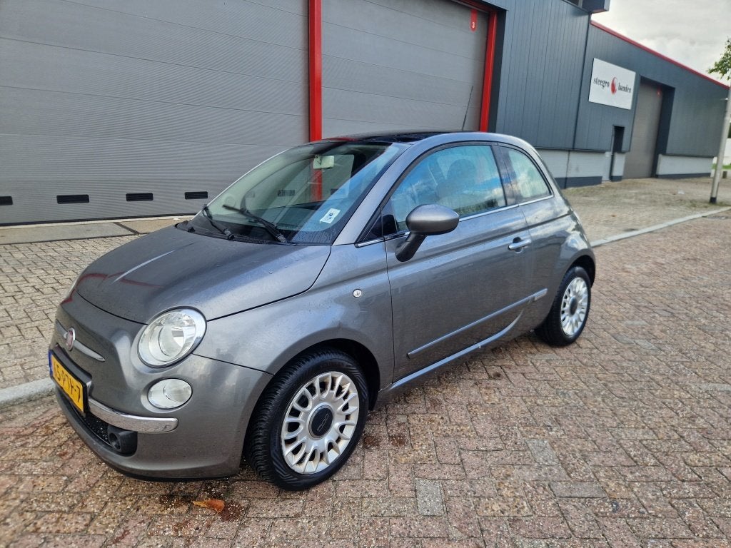 Fiat 500 1.2 automaat/panoramadak/airco/4 cilinder, Euro 5, Stof, Gebruikt, 4 cilinders