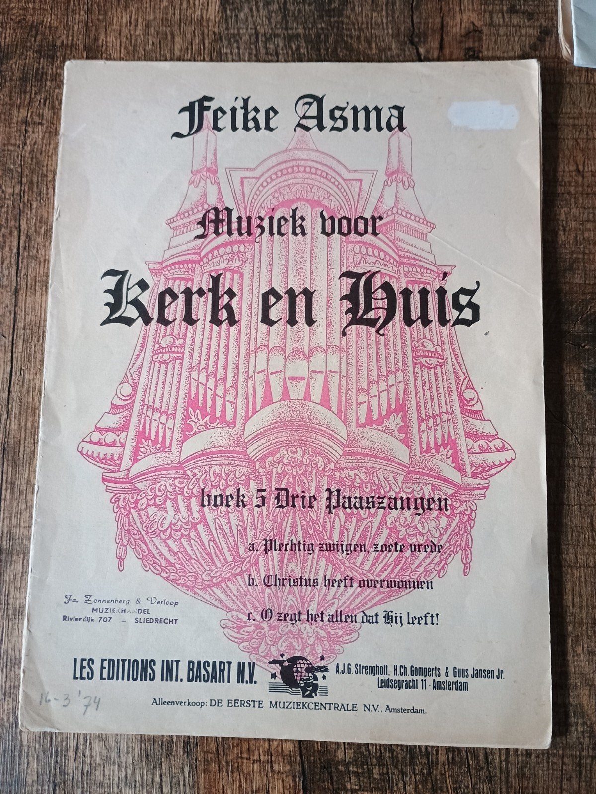 Feike Asma - Boek 5, Muziek en Instrumenten, Bladmuziek, Ophalen of Verzenden, Artiest of Componist, Religie en Gospel