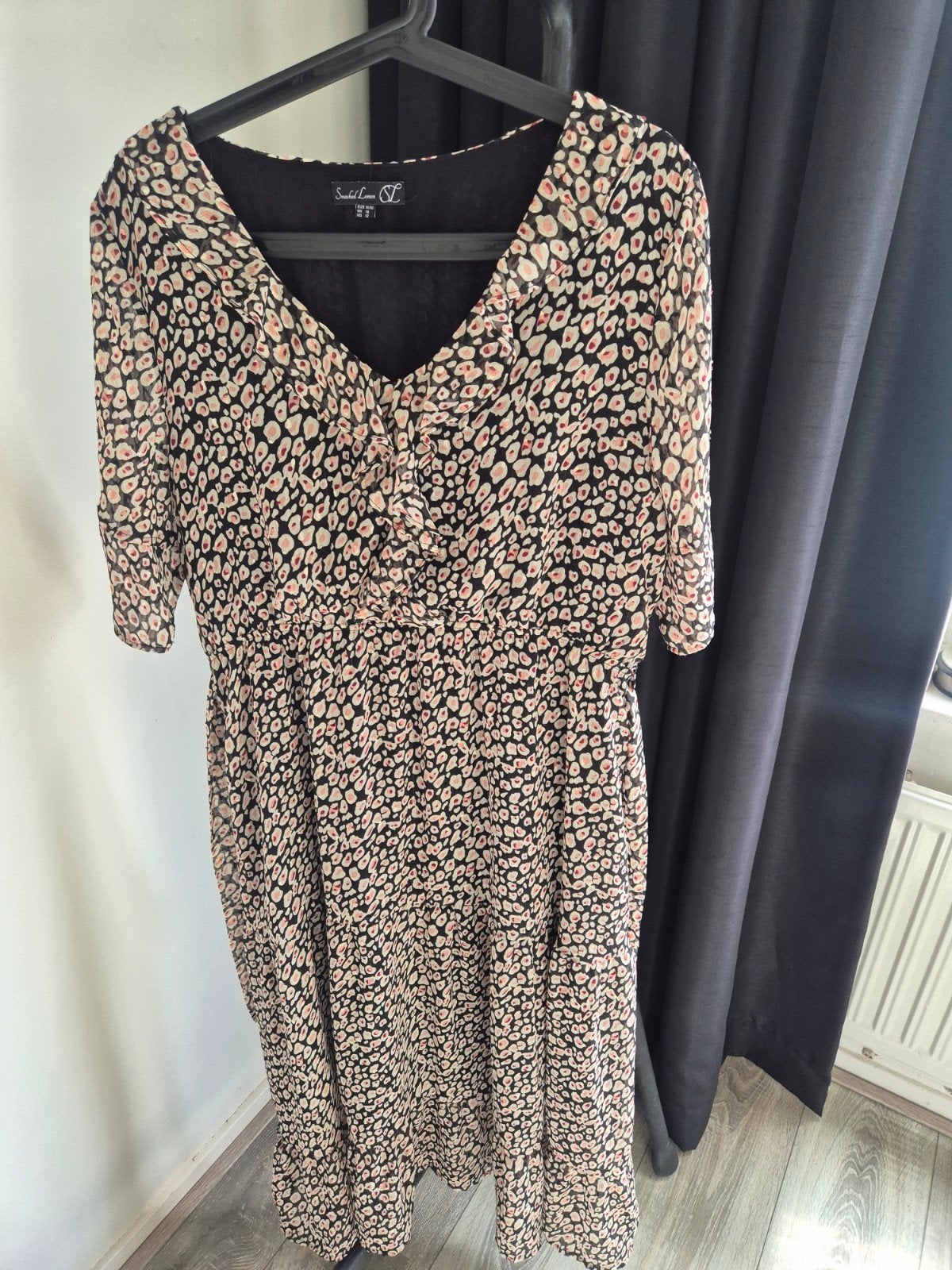 smashed lemon jurk maat XL!, Kleding | Dames, Grote Maten, Smashed Lemon, Ophalen of Verzenden, Zo goed als nieuw, Jurk