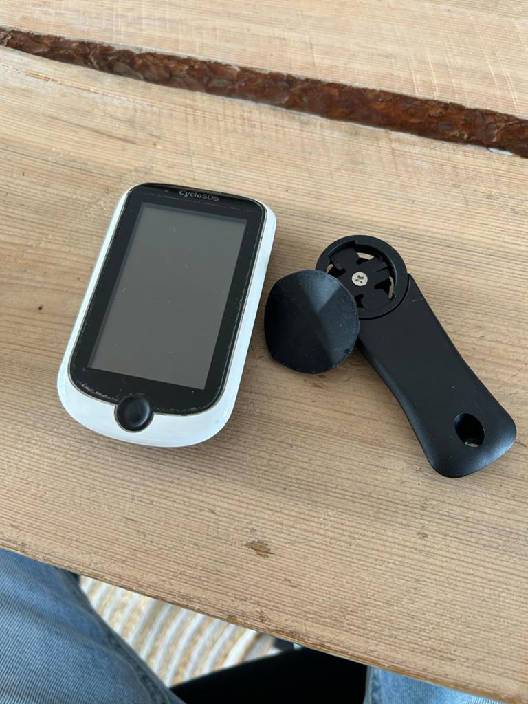 Mio Cyclo 505 fietsnavigatie met houder, Ophalen of Verzenden, GPS, Gebruikt