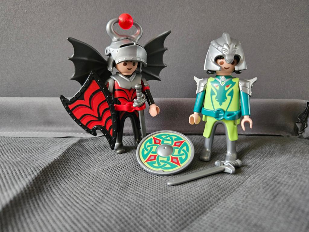 Playmobil duo drakenridders (nr.4912), Ophalen of Verzenden, Zo goed als nieuw, Complete set