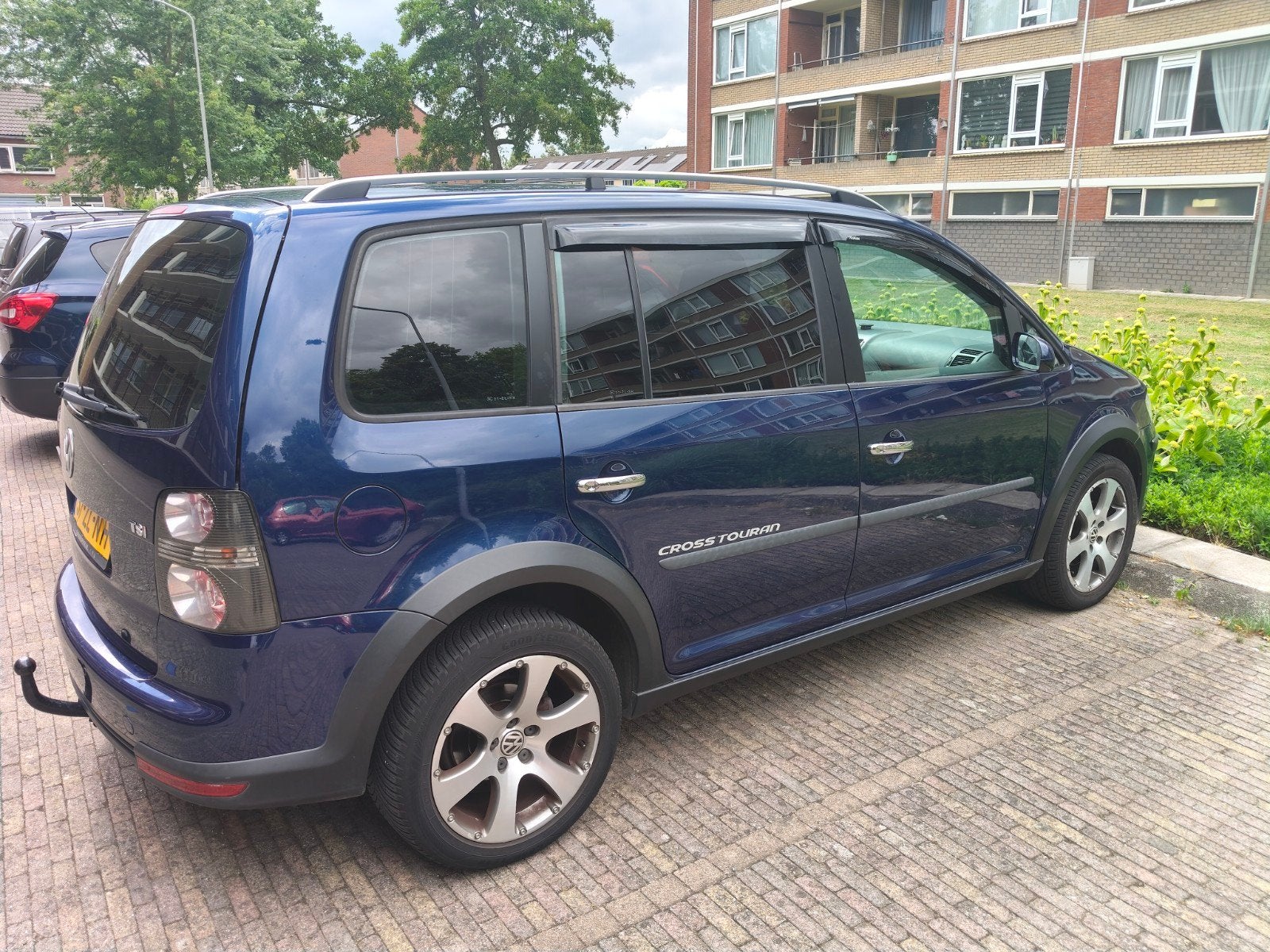 Volkswagen Touran 1.4 TSI 103KW Cross DSG 2008 Blauw, Auto's, Volkswagen, Stof, 1532 kg, 4 cilinders, Origineel Nederlands